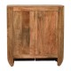 Шкаф для хранения Fluted Curve Golden Teak