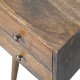 Прикроватная тумба Nordic Classic Grey с 2 ящиками