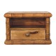 Bamboo Offener Nachttisch in Amber Oak