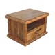 Bamboo Offener Nachttisch in Amber Oak