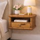 Bamboo Offener Nachttisch in Amber Oak