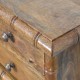 Bamboo Bedside Table in Amber Oak Finish