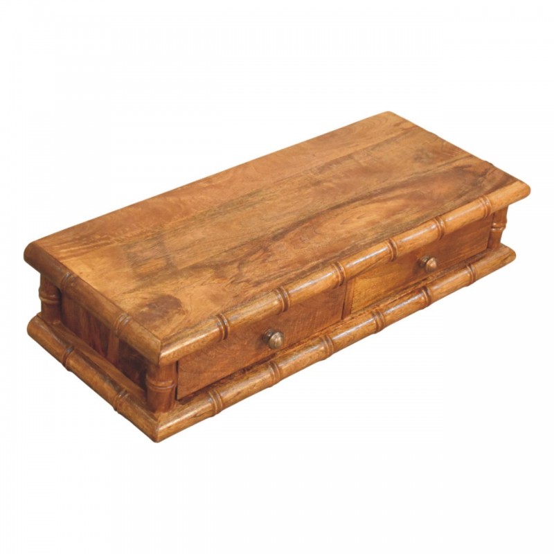 Bamboo Wandkonsole aus Massivholz